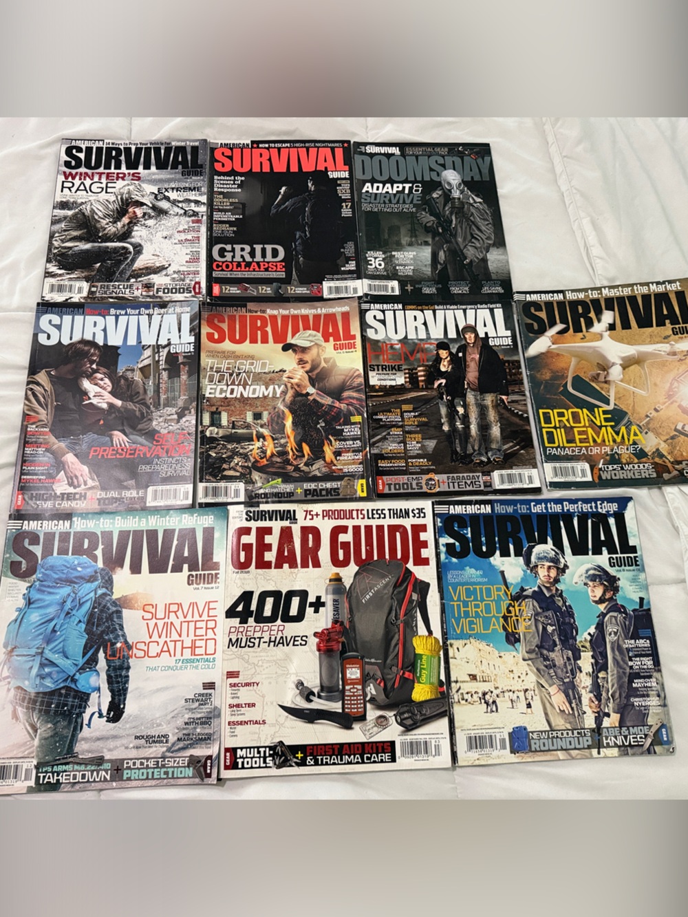Survival Guide Magazine Collection - Assorted Covers